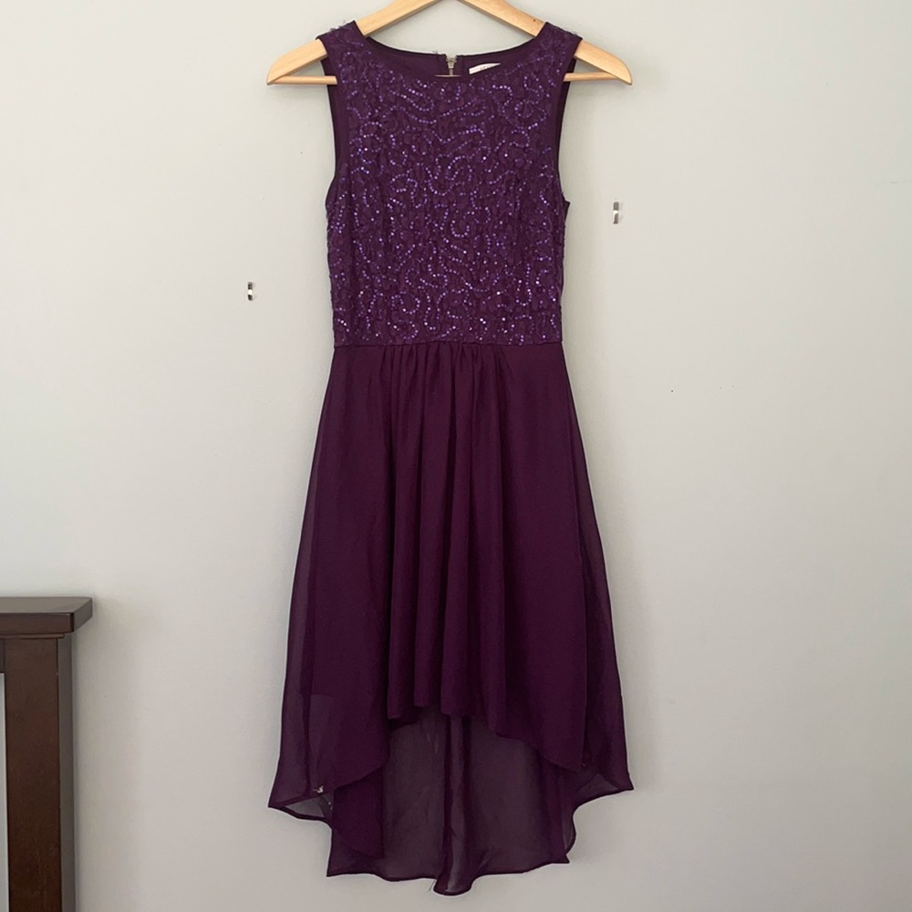 Delia’s XS Purple High-Low Dress